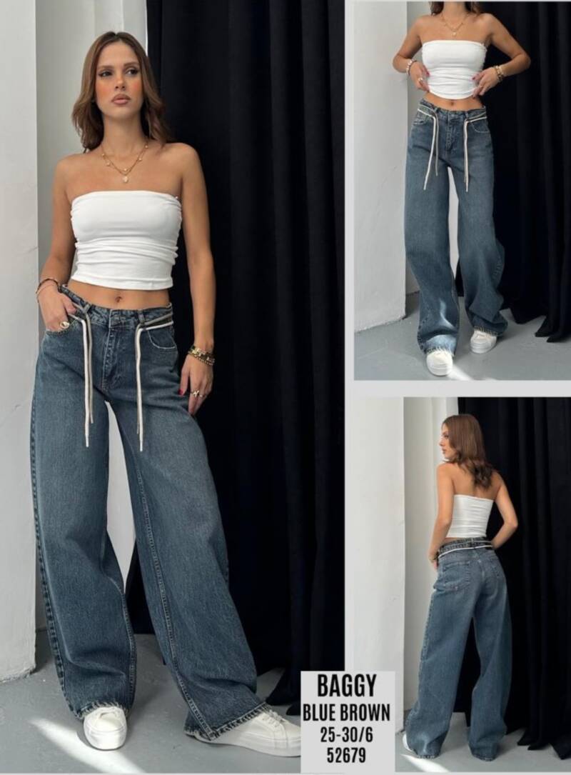 Spodnie damskie jeansy Roz 25-30, 1 Kolor Paczka 6 szt